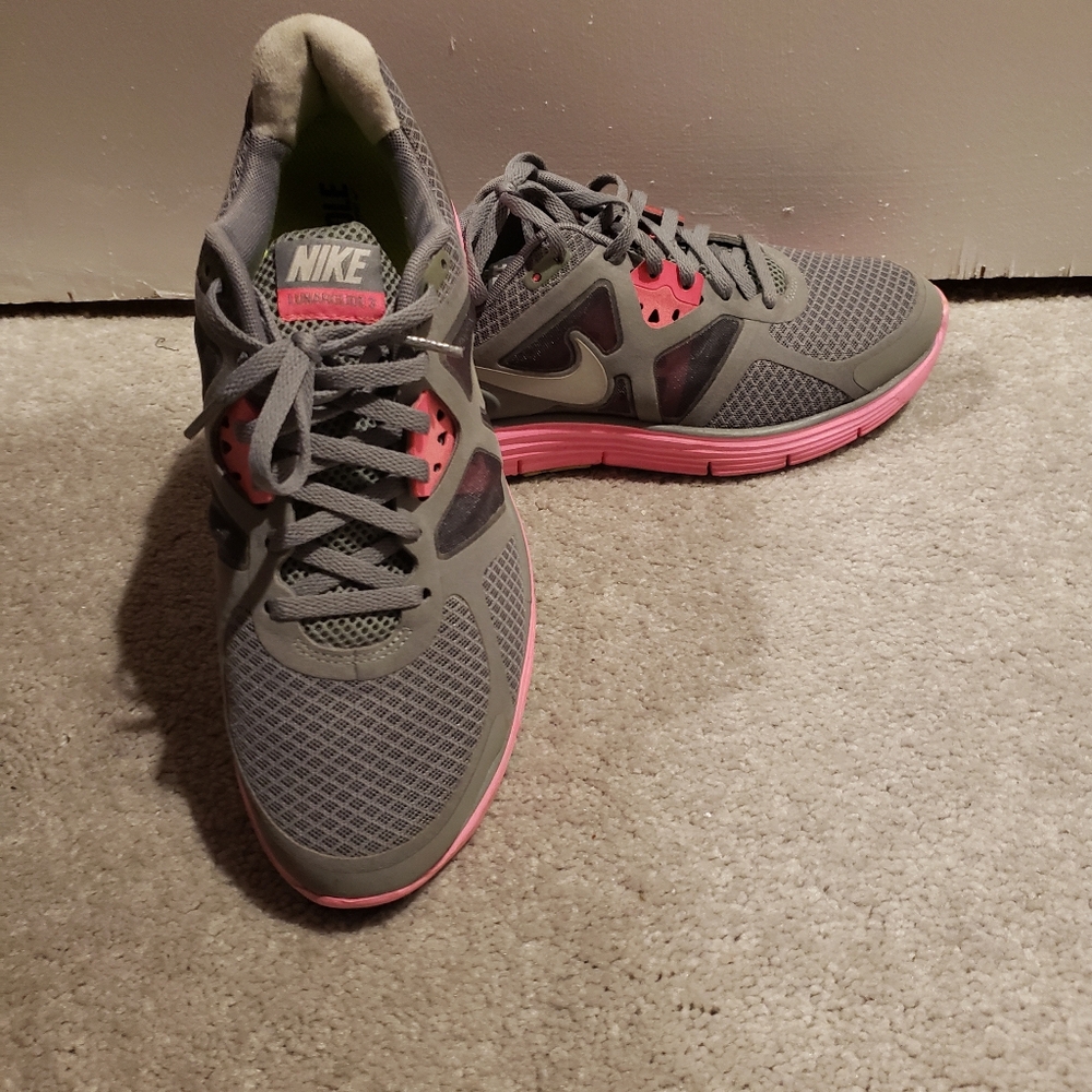 Nike Lunarglide 3  Women's Running Sneakers Grey/Pink
